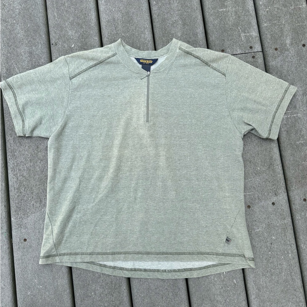Woolrich women 1/4 zip tee size xl